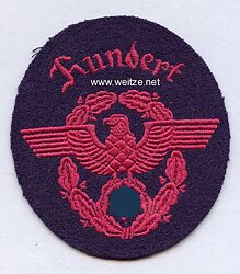 III. Reich Feuerwehr Ärmeladler " Hundert "