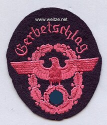 III. Reich Feuerwehr Ärmeladler " Gerbetschlag "