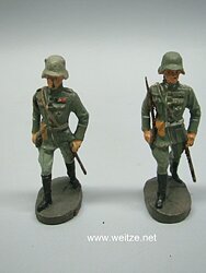 Elastolin - Heer 2 Offiziere marschierend