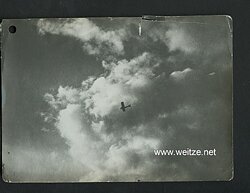 Foto Fliegerei 1.Weltkrieg: Flugzeug bei der Aufklärung