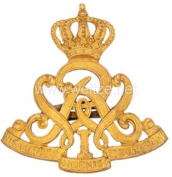 Preußen Pelzmützen-Emblem für Offiziere im Husaren-Regiment König Wilhelm I. (1. Rheinisches) Nr. 7