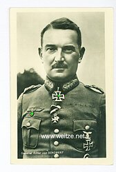 Heer - Portraitpostkarte von Ritterkreuzträger General Eugen Ritter von Schobert