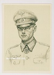 Heer - Propaganda-Postkarte von Ritterkreuzträger Gotthard Essbach