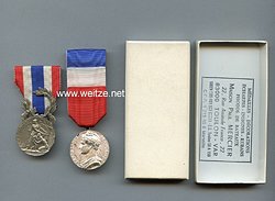 Frankreich Médaille du ministère du travail und Médaille du ministère de l’intérieur.