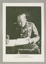 Waffen-SS - Portraitpostkarte von SS-Gruppenführer Reinhard - Reichskriegerführer