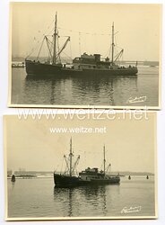 Foto, Schiff "Mellum" auf leichter Fahrt bei Travemünde