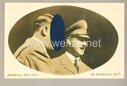 III. Reich - Propaganda-Postkarte - " Reichskanzler Adolf Hitler und Staatsminister Esser "