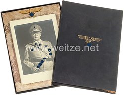 Reichsmarschall Hermann Göring: großer silberner Geschenkrahmen mit gewidmetem Foto