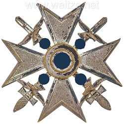 Spanienkreuz in Silber mit Schwertern - Otto Schickle