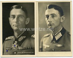 Wehrmacht Privataufnahme von General der Gebirgstruppen Dietl noch als Oberst und eine Hoffman Postkarte.