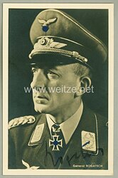 Luftwaffe - Originalunterschrift von Ritterkreuzträger General Rudolf Bogatsch