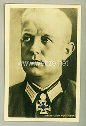 Heer - Portraitpostkarte von Ritterkreuzträger Oberstleutnant Walter Gorn