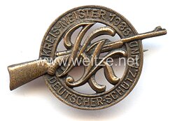 Deutscher Schützenbund ( DSB ) - Abzeichen " Kreis-Meister 1936 "