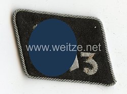 Waffen-SS Einzel Kragenspiegel für Führer im SS-Regiment 3 