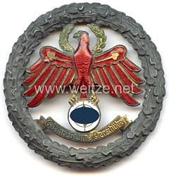 Standschützenverband Tirol-Vorarlberg - Meisterschützenabzeichen mit Inschrift " 6 Jahre Gaumeisterschütze " in Gold