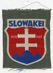 Wehrmacht Heer Ärmelschild "Slowakei" der slowakischen Freiwilligen