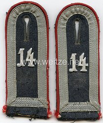 Luftwaffe Paar Schulterklappen für einen Unterfeldwebel des Flakartillerie Regiment 6