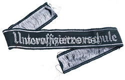 Wehrmacht Heer Ärmelband "Unteroffiziervorschule"