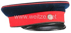 Hessen Schirmmütze für einen Offizier im 1. Großherzoglich Hessischen Landwehr-Regiment Nr. 115