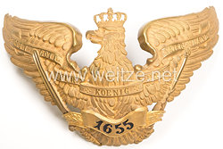 Preußen Helmadler für die Pickelhaube für Offiziere im Grenadier-Regiment Kronprinz (1. Ostpreußisches) Nr. 1