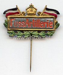 1. Weltkrieg - Reservistenabzeichen " FussArtillerie "
