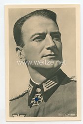 Heer - Portraitpostkarte von Ritterkreuzträger Major Langesee