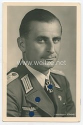 Heer - Portraitpostkarte von Ritterkreuzträger Hauptmann Kümmel