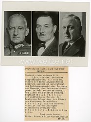 III.Reich Pressefoto, Deutschland zieht sich aus Genf zurück