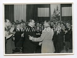 III. Reich Pressefoto. Besuch des Grafen Ciano in Belgrad.