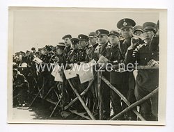 III. Reich Pressefoto. Ausländische Militärattache im Manövergelände von Santa Marinella. 9.5.1938.