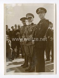 III. Reich Pressefoto. Marschall De Bono in Spanien. 14.10.1940.