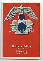 III. Reich - farbige Propaganda-Postkarte - " Reichsparteitag Nürnberg 1935 "