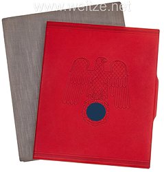 NSDAP große Ehrenurkunde des Gauverlages Schlesien für den Schriftleiter des "Schlesischen Beobachters"  