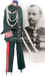 Lippe-Detmold Gala-/Haus-Uniform aus dem persönlichen Nachlass des Fürsten Leopold IV. (1871-1949) 