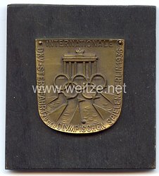 XI. Olympischen Spiele 1936 Berlin - Erinnerungsplakette 