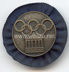 XI. Olympischen Spiele 1936 Berlin - Teilnehmer-Plaketten für das Internationale Studenten- und Jugendlager - Mitglied des Internationalen Studentenlagers