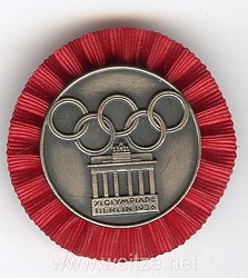 XI. Olympischen Spiele 1936 Berlin - Teilnehmer-Plaketten für das Internationale Studenten- und Jugendlager - für das Lager der Fachämter in der 2. Woche