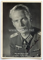Heer - Originalunterschrift von Ritterkreuzträger Major Dr. Eberhard Zahn