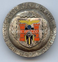 Reichsarbeitsdienst der weiblichen Jugend ( RAD/wJ ) - Erinnerungsbrosche " Kriegseinsatz im RAD der Stadt München "