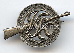 Deutscher Schützenbund ( DSB ) - Abzeichen " Bezirks-Meister 1936 "