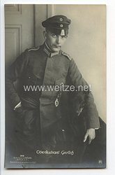 Fliegerei 1. Weltkrieg - Fotopostkarte  - Deutsche Fliegerhelden " Oberleutnant Gerlich "