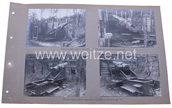 Deutsches Kaiserreich Fotoalbum, russisches 28 cm Geschütz der Batteriestellung 144