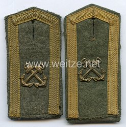 Kriegsmarine Paar Schulterstücke für Maaten der Marine-Unteroffizier Lehrabteilung 