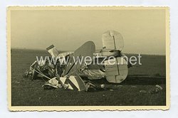 Luftwaffe Foto, abgestürztes Flugzeug