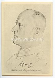 Heer - Propaganda-Postkarte - " Oberstleutnant u. Regimentskommandeur Borst "