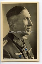 Heer - Portraitpostkarte von Ritterkreuzträger Generalleutnant Ludwig Wolff