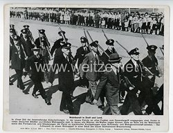 III. Reich - gedrucktes Pressefoto " Wehrbereit in Stadt und Land " 15.8.1944