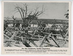 III. Reich - gedrucktes Pressefoto " Aus dem Kampfraum nördlich Rogatschew " 22.5.1944