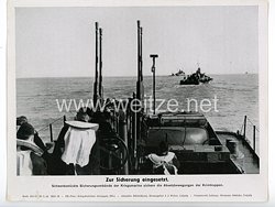 III. Reich - gedrucktes Pressefoto " Zur Sicherung eingesetzt " 26.5.1944