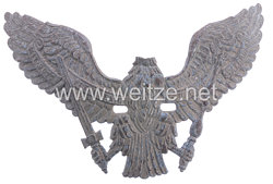Preußen feldgrauer Helmadler für eine Pickelhaube Mannschaften der Garde-Ulanen-Regimenter